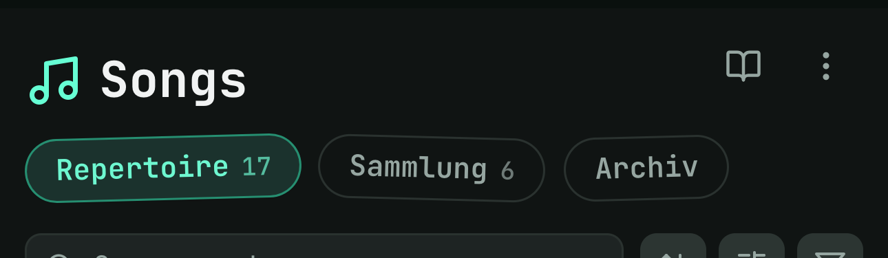 Ersten Song anlegen
