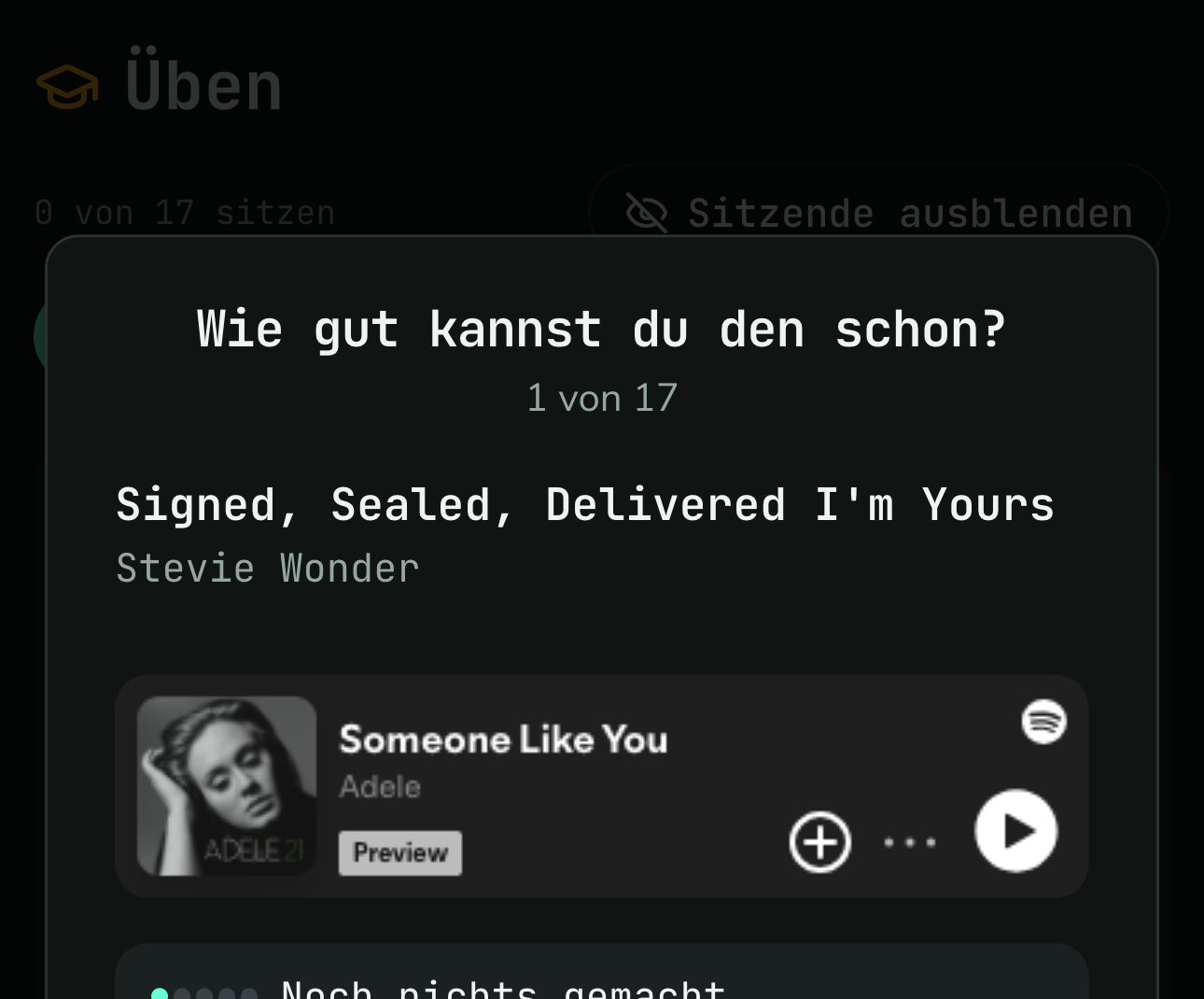 Deine Einschätzung — nur deine.